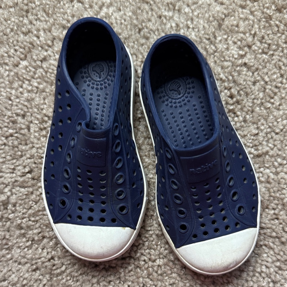 Native Kids Navy Blue Shoes